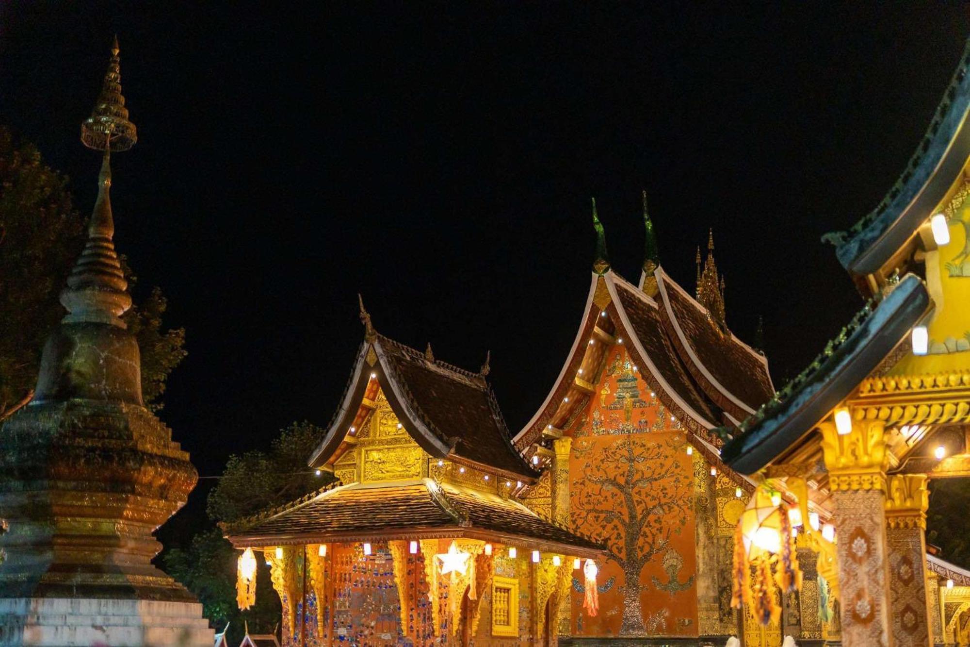 Luang Prabang Golden Lotus Namkhan River View Luaran gambar